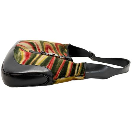  GUCCI グッチ ベロア ジャッキー オールドグッチ ベルベット  001･3306 マルチカラー ワンショルダーバッグ