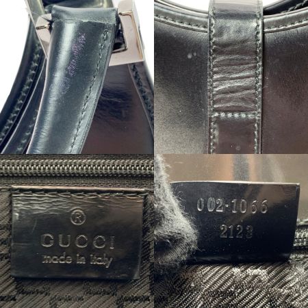  GUCCI グッチ ハンドバッグ 肩掛け ジャッキー オールレザー 002･1066 ブラック レディース