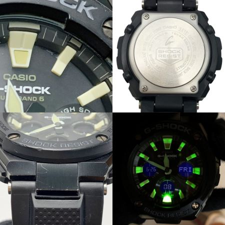  CASIO カシオ G-SHOCK 電波ソーラー ラバー  GST-W120L-1BJF 腕時計 メンズ