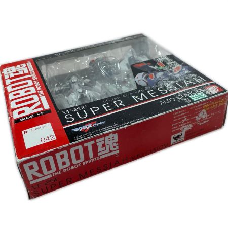   ROBOT魂 -ロボット魂-〈SIDE VF〉マクロスF VF-25F スーパーメサイアバルキリー(早乙女アルト機) フィギュア 開封品