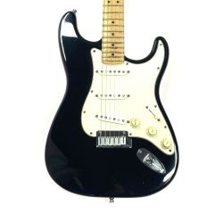 ☆☆ FENDER USA フェンダーUSA エレキギター AM STD STRAT MN BLK ハードケース付き Cランク