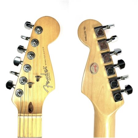  FENDER USA フェンダーUSA エレキギター AM STD STRAT MN BLK ハードケース付き