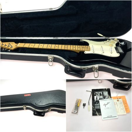  FENDER USA フェンダーUSA エレキギター AM STD STRAT MN BLK ハードケース付き
