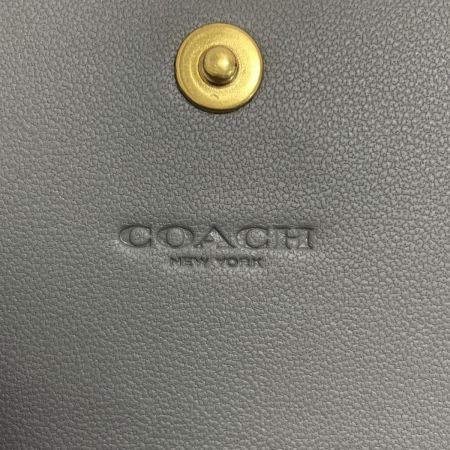  COACH コーチ ミラ スモール フラップ ウォレット・ハート プリント CDZ84 シルバー 3つ折り財布
