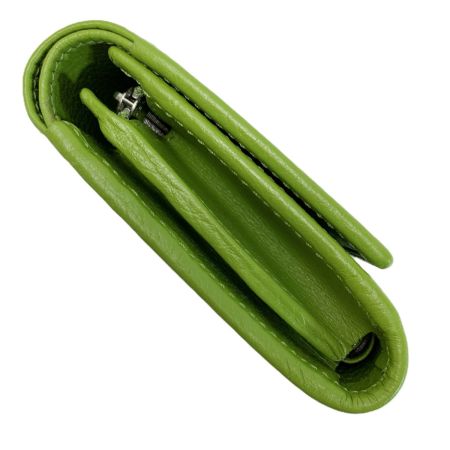  GUCCI グッチ GGマーモント 2つ折り財布  508587 グリーン レザー 箱 袋有