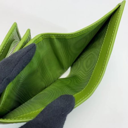  GUCCI グッチ GGマーモント 2つ折り財布  508587 グリーン レザー 箱 袋有