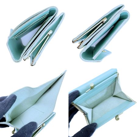  IL BISONTE イルビゾンテ 2つ折り財布 レザー グリーン 袋有