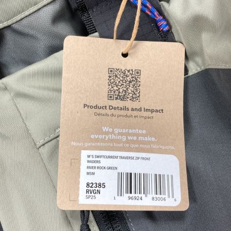  Patagonia パタゴニア スウィフトカレント トラバーズ ジップフロント ウェーダー 82385 オリーブ MSM 箱付き 未使用