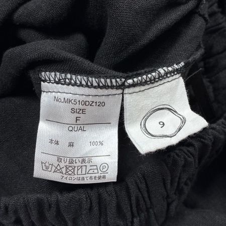 co;ill nine コイルナイン バレルリネンパンツ SIZE Free レディース MK510DZ120 ブラック