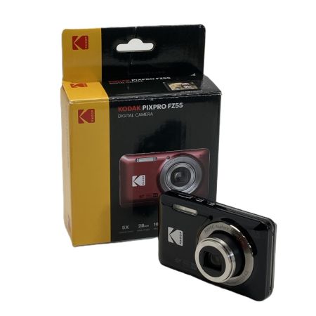  Kodak コダック コンパクトデジタルカメラ PIXPRO FZ55 ブラック 充電器・箱付き