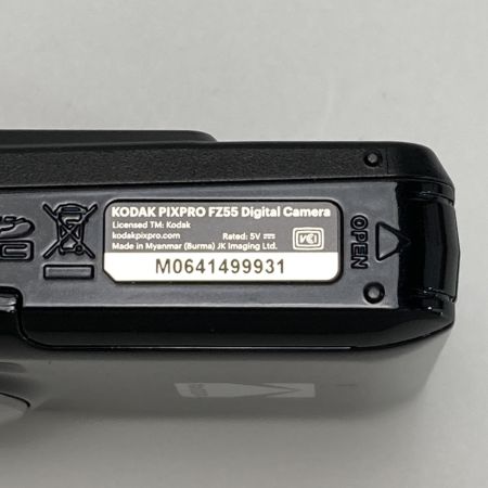  Kodak コダック コンパクトデジタルカメラ PIXPRO FZ55 ブラック 充電器・箱付き