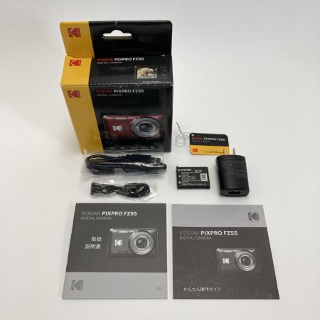  Kodak コダック コンパクトデジタルカメラ PIXPRO FZ55 ブラック 充電器・箱付き