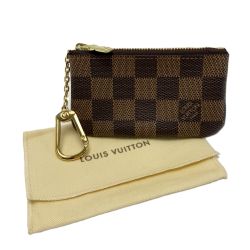 ☆☆ LOUIS VUITTON ルイヴィトン ダミエ カードキーケース ポシェット・クレ N62658 キーリング 袋付  Bランク