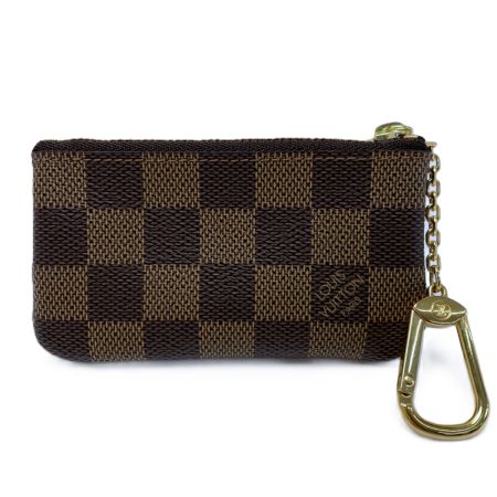  LOUIS VUITTON ルイヴィトン ダミエ カードキーケース ポシェット・クレ N62658 キーリング 袋付 