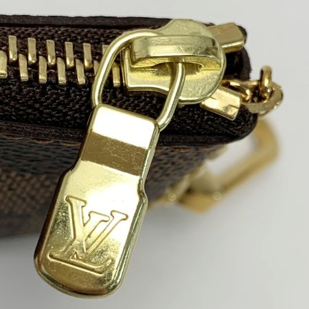  LOUIS VUITTON ルイヴィトン ダミエ カードキーケース ポシェット・クレ N62658 キーリング 袋付 