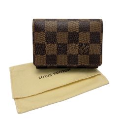 ☆☆ LOUIS VUITTON ルイヴィトン ダミエ アンヴェロップ・カルト ドゥ ヴィジット カードケース N62920 袋有 Bランク