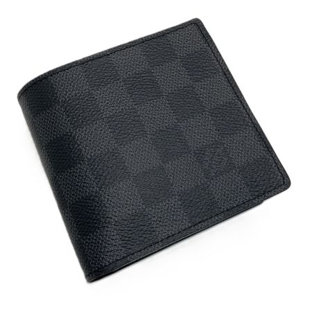  LOUIS VUITTON ルイヴィトン ダミエ コバルト ポルトフォイユマルコ N63213 2つ折り財布 布袋有