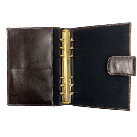  FENDI フェンディ システム手帳 6穴 アジェンダ 生活雑貨 文房具  ズッカ柄 ソーラー電卓付