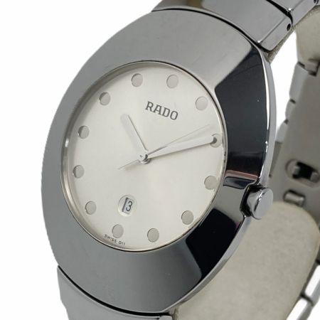  RADO ラドー オベーション デイト 152.0493.3 シルバー クォーツ メンズ 腕時計 OVATION