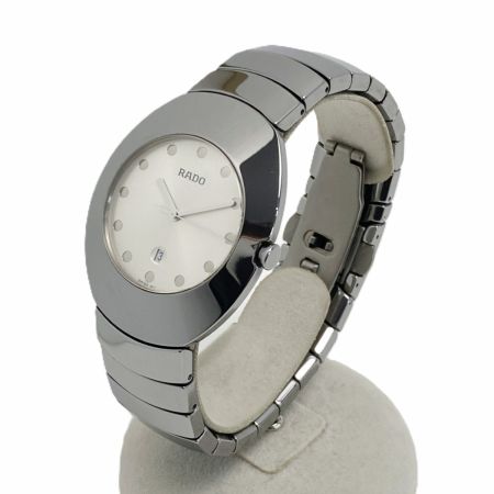  RADO ラドー オベーション デイト 152.0493.3 シルバー クォーツ メンズ 腕時計 OVATION