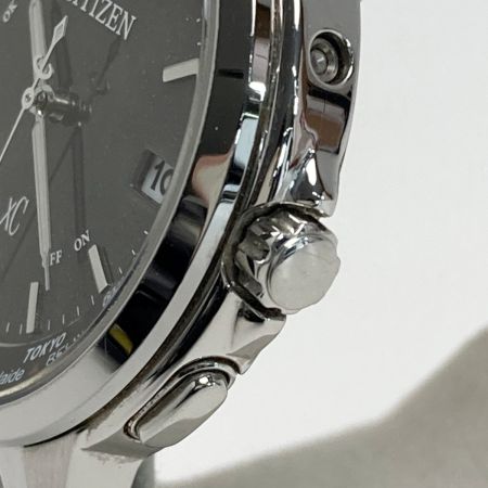  CITIZEN シチズン XC クロスシー エコドライブ H149-T027326 ブラック 電波ソーラー メンズ 腕時計
