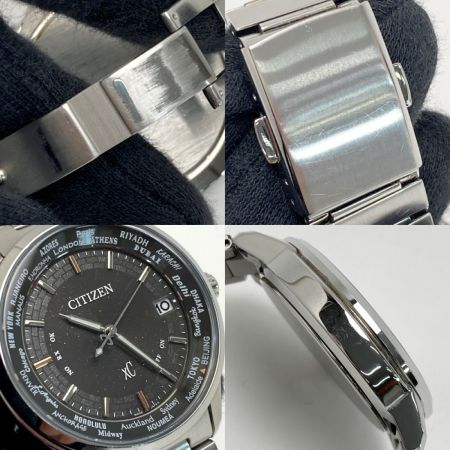  CITIZEN シチズン XC クロスシー エコドライブ H149-T027326 ブラック 電波ソーラー メンズ 腕時計