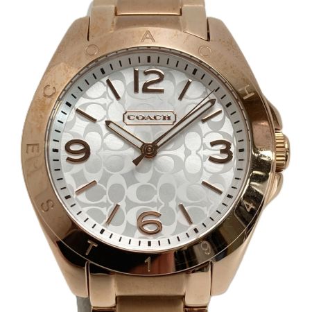 COACH コーチ シグネチャー CA.67.7.34.0691 ホワイト クォーツ レディース 腕時計