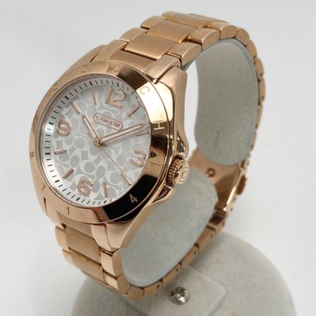 COACH コーチ シグネチャー CA.67.7.34.0691 ホワイト クォーツ レディース 腕時計