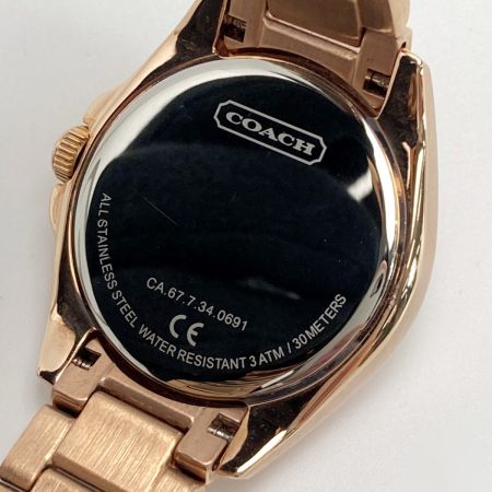 COACH コーチ シグネチャー CA.67.7.34.0691 ホワイト クォーツ レディース 腕時計