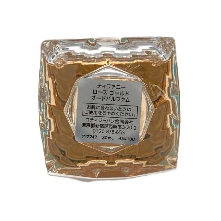  Tiffany & Co. ティファニー ローズ ゴールド オードパルファム 30ml 香水 箱有 ROSE GOLD