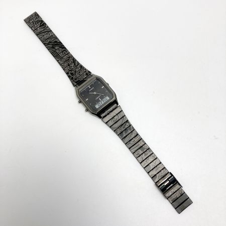  CASIO カシオ リバティ コラボモデル AQ-230EBLT-1AJR ブラック クォーツ 腕時計 箱・取説有 LIBERTY