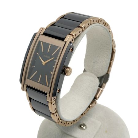  RADO ラドー インテグラル R20225152 ブラック クォーツ メンズ 腕時計 箱・取説有 INTEGRAL