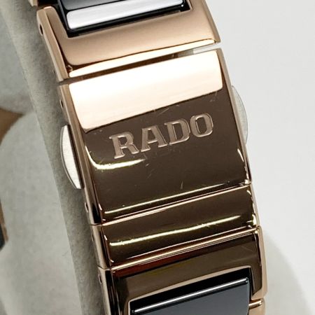  RADO ラドー インテグラル R20225152 ブラック クォーツ メンズ 腕時計 箱・取説有 INTEGRAL