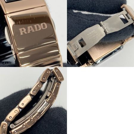  RADO ラドー インテグラル R20225152 ブラック クォーツ メンズ 腕時計 箱・取説有 INTEGRAL