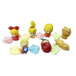 ☆☆ Re-ment あどちゃんマスコットキーチェーン  水森亜土/亜土ちゃん  キーホルダー チェーン 金具欠品 Bランク