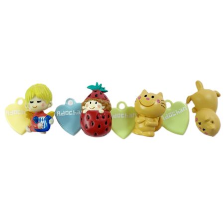  Re-ment あどちゃんマスコットキーチェーン  水森亜土/亜土ちゃん  キーホルダー チェーン 金具欠品