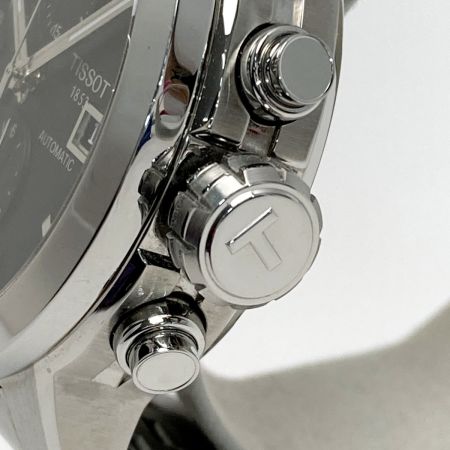  TISSOT ティソ クロノグラフ デイト T055427A ブラック 自動巻き メンズ 腕時計 箱有