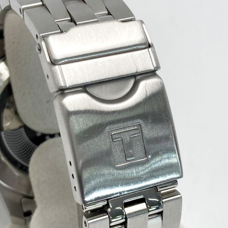  TISSOT ティソ クロノグラフ デイト T055427A ブラック 自動巻き メンズ 腕時計 箱有