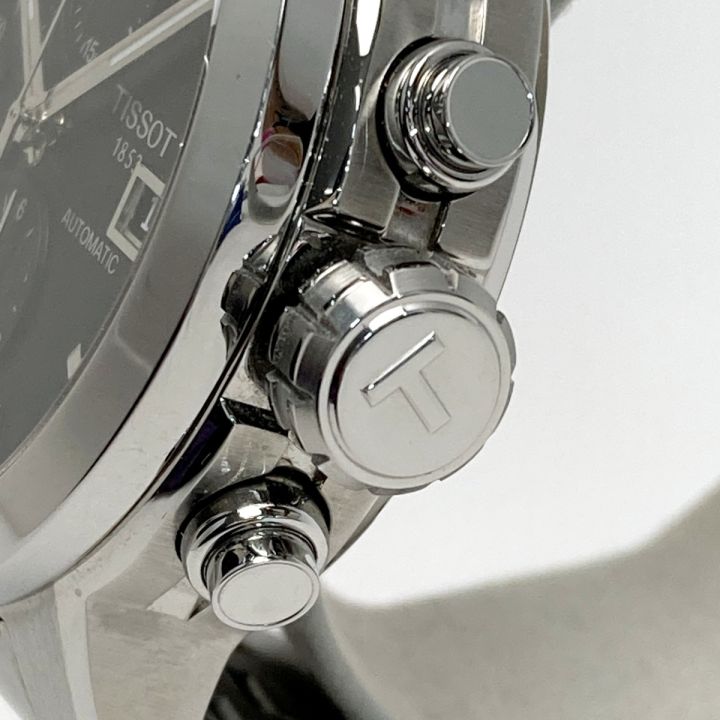 TISSOT ティソ クロノグラフ デイト T055427A ブラック 自動巻き 