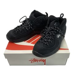 ☆☆ NIKE × stussy AIR PENNY II SP 28.5cm スニーカー DQ5674-001 ブラック メンズ 箱付き Bランク