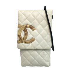 ☆☆ CHANEL シャネル ココマーク カンボンライン ショルダーバッグ ホワイト パイソン カーフ Cランク