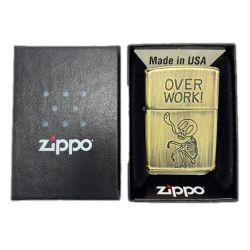 ☆☆ ZIPPO ジッポー オイルライター 2025年製 OVER WORK! Bランク