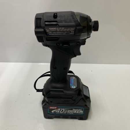  MAKITA マキタ インパクトドライバ TD002GRDXB ブラック 未使用品