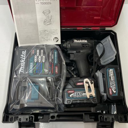  MAKITA マキタ インパクトドライバ TD002GRDXB ブラック 未使用品 付属品完備