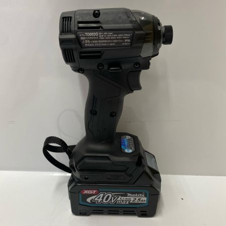  MAKITA マキタ インパクトドライバ TD002GRDXB ブラック 未使用品 付属品完備