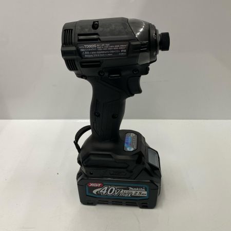  MAKITA マキタ ｲﾝﾊﾟｸﾄﾄﾞﾗｲﾊﾞ　40vｍax TD002GRDXB ブラック 未使用品