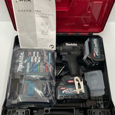  MAKITA マキタ インパクトドライバ TD002GRDXB ブラック 未使用品 付属品完備