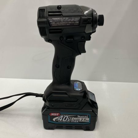  MAKITA マキタ インパクトドライバ TD002GRDXB ブラック 未使用品 付属品完備