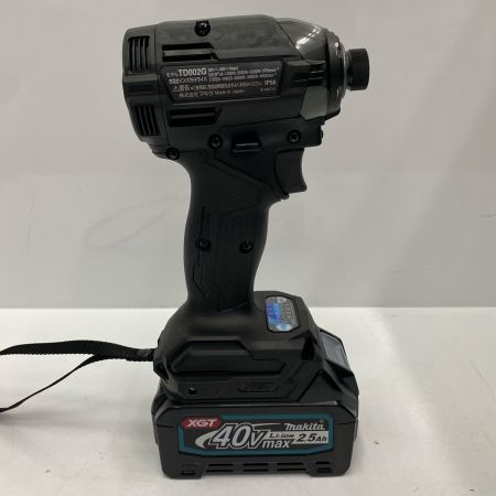  MAKITA マキタ インパクトドライバ TD002GRDXB ブラック 未使用品 付属品完備