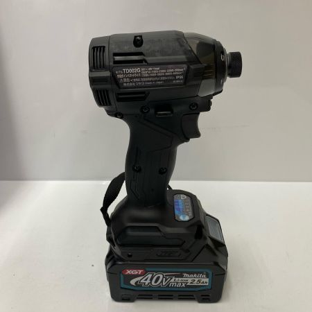  MAKITA マキタ インパクトドライバ TD002GRDXB ブラック 未使用品